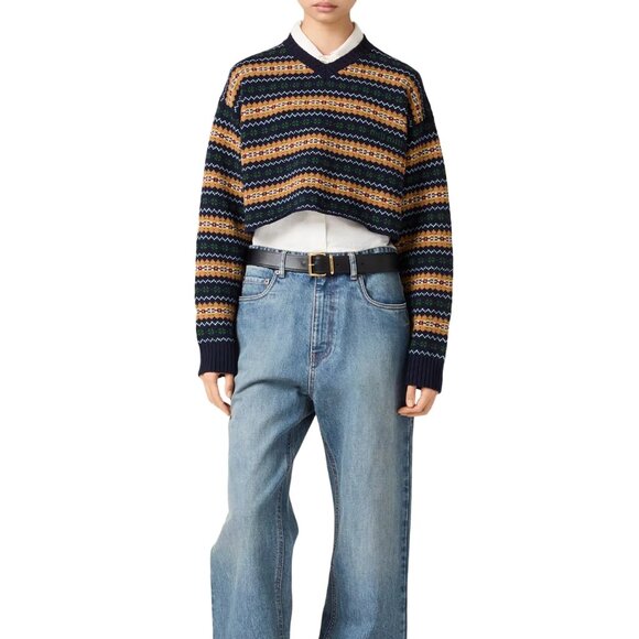 Miu Miu Sweaters - V-neck wool sweater